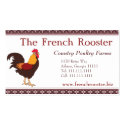 Proud Rooster Chicken Poultry Business business cards