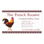 Proud Rooster Chicken Poultry Business business cards