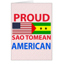 Proud Sao Tomean American Greeting Card