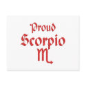 Proud Scorpio postcards