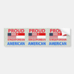 Proud Singaporean American Bumper Sticker