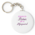 Proud Sister of a Lifeguard keychains