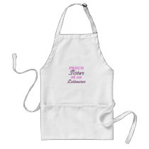 Proud Sister of an Estimator Apron