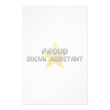 Proud Social Assistant Stationery
