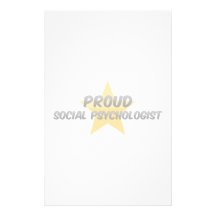Proud Social Psychologist Stationery