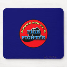 Proud Son of a Firefighter mousepad