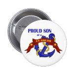 Proud Son of a US Sailor Button