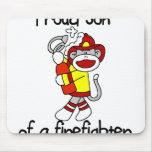 Proud Son of Firefighter Mouse Mats