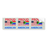 Proud South African American bumper stickers