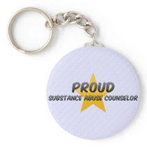 Proud Substance Abuse Counsellor Key Chain