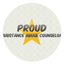 Proud Substance Abuse Counsellor Stickers