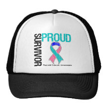 Proud Survivor - Thyroid Cancer Mesh Hats