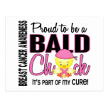 Proud To Be A Bald Chick Breast Cancer Postcards