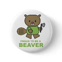 Proud To Be A Beaver Pin