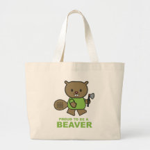 Proud To Be A Beaver Canvas Bag