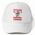 Proud to be a Defensive Lineman hats