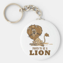 Proud To Be A Lion Key Chains