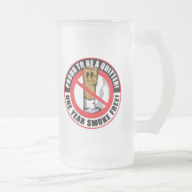 Proud To Be A Quitter 1 Year Coffee Mugs