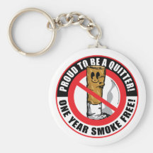 Proud To Be A Quitter 1 Year Key Chain