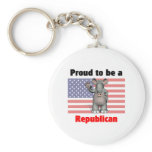 Proud to be a Republican Keychain