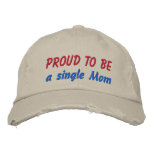 Proud to be a single Mum, Customise Me! embroidered hats