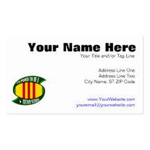 Proud to be a Vietnam Vet Business Card Templates