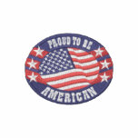 Proud to be American embroidered shirts