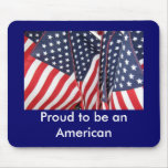 Proud to be an American mousepads