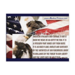 Proud to be an American! postcards