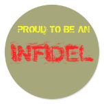 PROUD TO BE AN, INFIDEL stickers