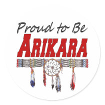 Proud to be Arikara Window Decal or Sticker Sheets