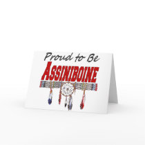 Proud to be Assiniboine Blank Greeting Card