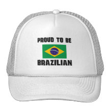 Proud To Be BRAZILIAN Hats