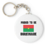Proud To Be BURKINABE keychains