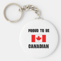 Proud To Be CANADIAN Keychain