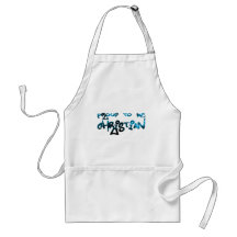 Proud to be Christian Graffity Aprons