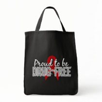 Proud To Be Drug Free Tote Bag