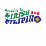 Proud to be Irish and Filipino t-shirts