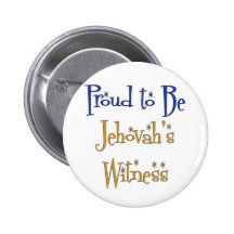 Proud to be Jehovah's Witness Button