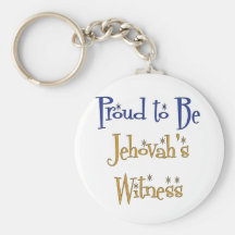 Proud to be Jehovah's Witness Keychain