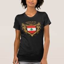 Proud to be Lebanese Tee Shirts
