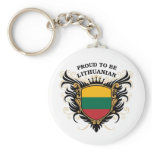 Proud to be Lithuanian keychains
