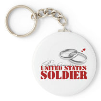 Proud to be married keychain