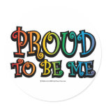 Proud To Be Me LGBT stickers