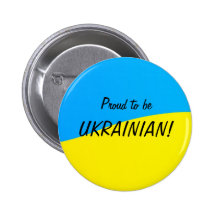Proud to be Ukrainian Pinback Button