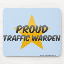 Proud Traffic Warden Mousepads