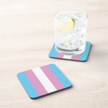 Proud Transexual Beverage Coasters