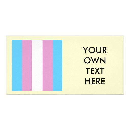 Proud Transexual Photo Card