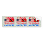 Proud Trinidadian American bumper stickers