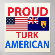 Proud Turk American Print